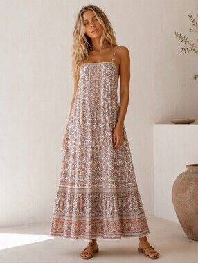 Spell & The Gypsy Collective Jasmine Strappy Maxi Dress - Medium